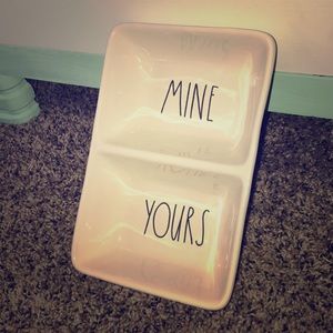 Rae Dunn Yours/Mine Dish